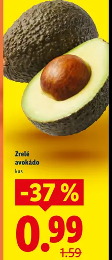 Zrelé avokádo