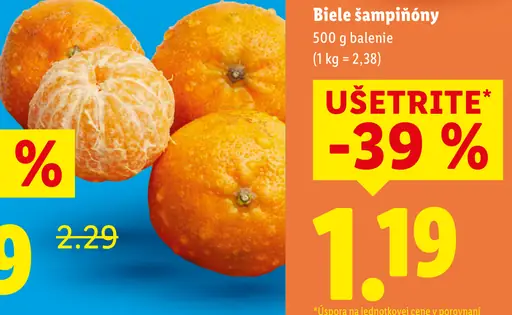 Biele šampiňóny
