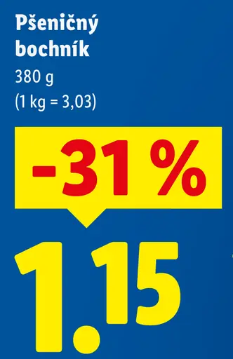 Priamo z pece Pšeničný bochník