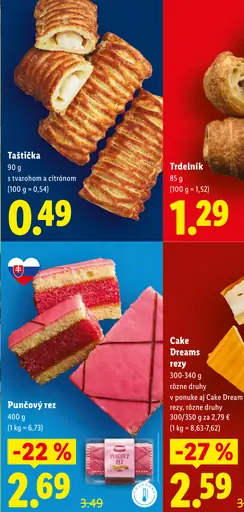 Taštička s tvarohom a citrónom
