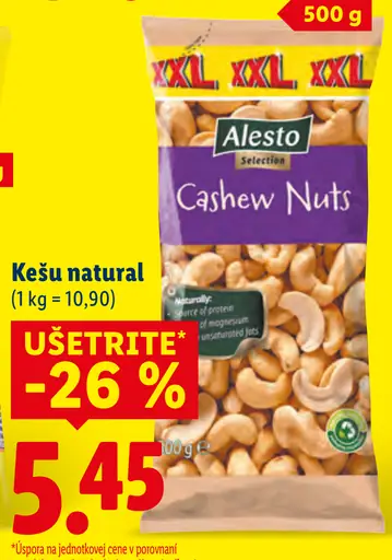 Alesto Kešu natural