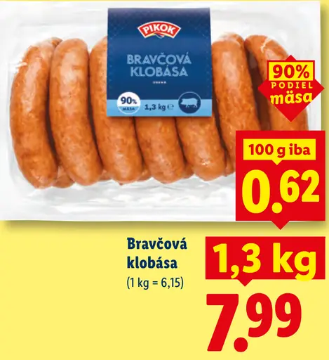 Pikok Bravčová klobása