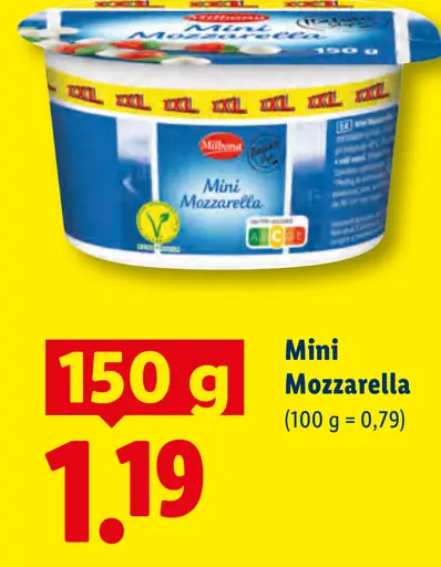 Milbona Mini Mozzarella