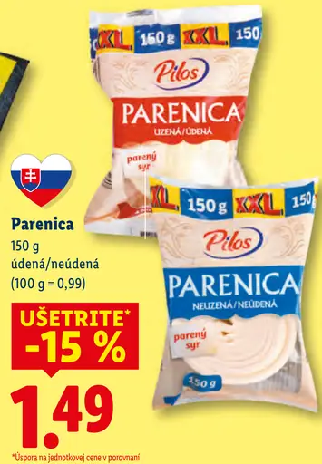 Pilos Parenica údená/neúdená