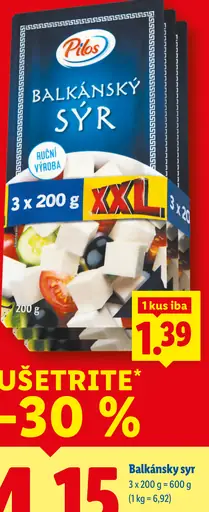 Pilos Balkánsky syr