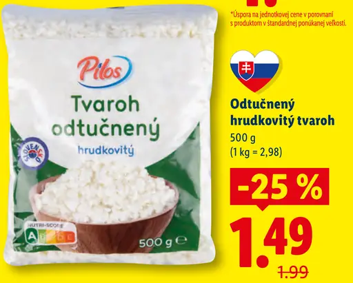 Pilos Tvaroh hrudkovitý