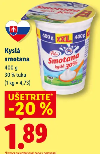 Pilos Kyslá smotana