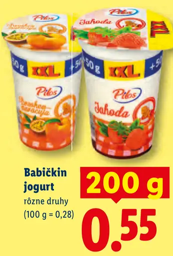 Pilos Babičkin jogurt