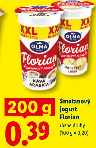Olma Florian smotanový jogurt