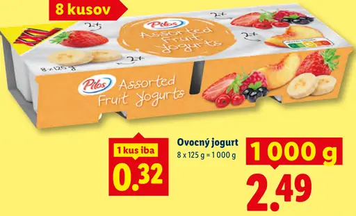 Pilos Ovocný jogurt