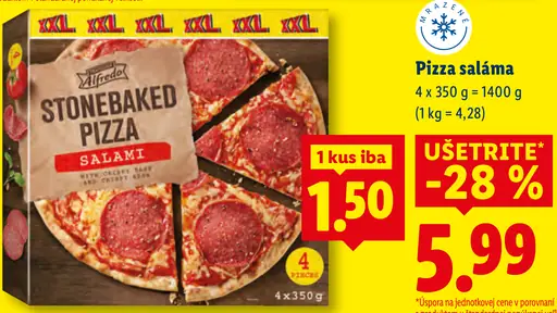 Stonebaked Pizza Saláma