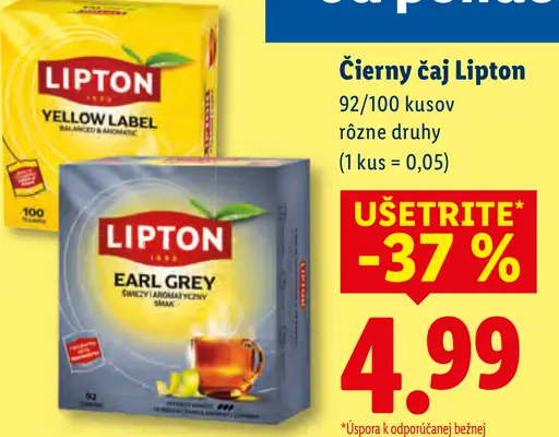 Lipton Čierny čaj