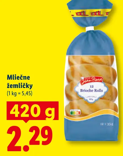 Mliečne žemličky