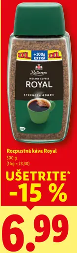Royal rozpustná káva