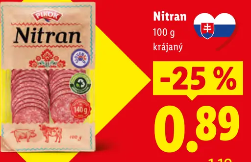Nitran krájaný