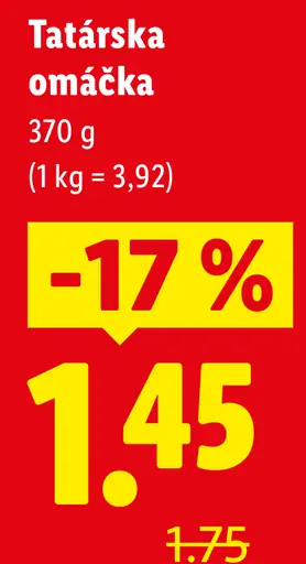 Kania Tatárska omáčka/Majonéza