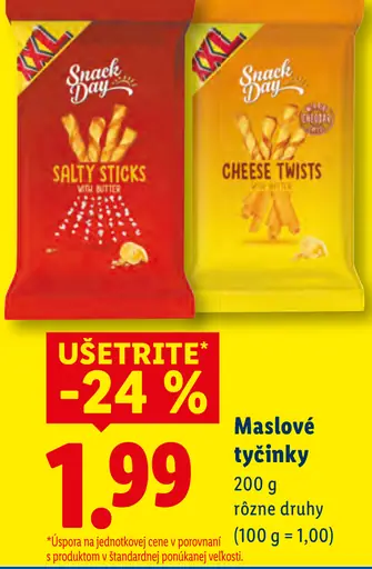 Maslové tyčinky