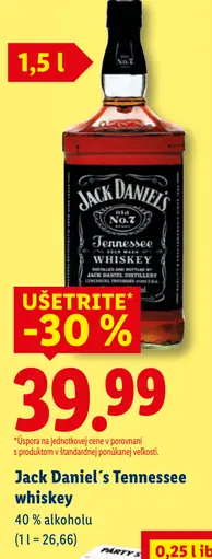 Jack Daniel's Tennessee whiskey