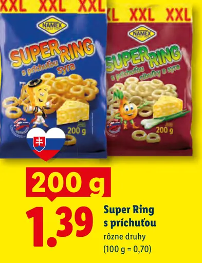 Super ring s príchuťou