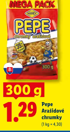 Pepe chrumky arašidové XXL