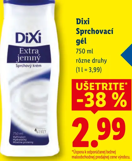 Dixi sprchovací gél