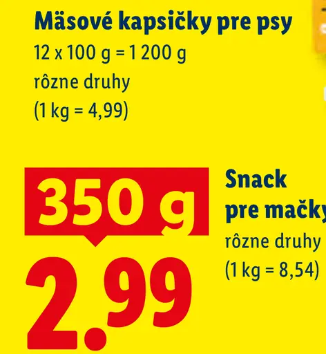 Pedigree kapsičky pre psy