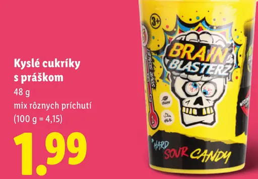 Brain Blasters kyslé cukríky