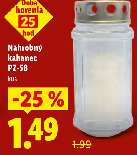 Náhrobný kahance PZ-58