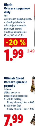 Nigrin Ochrana na gumové diely