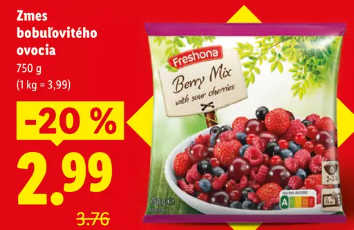 Freshona Zmes bobuľovitého ovocia