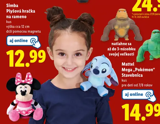 Simba Plyšová hračka na rameno