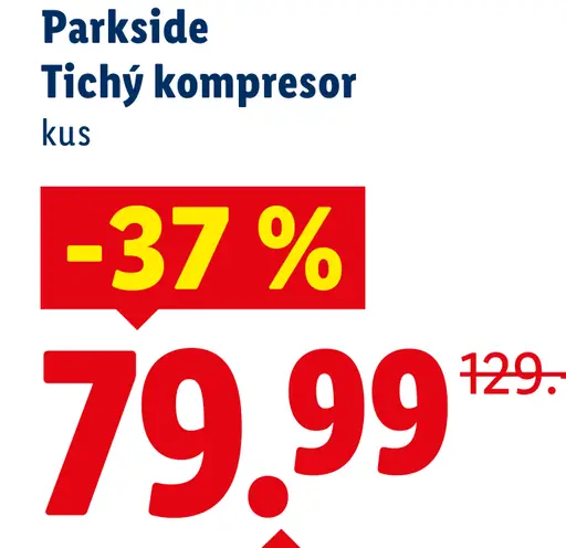 Parkside Tichý kompresor