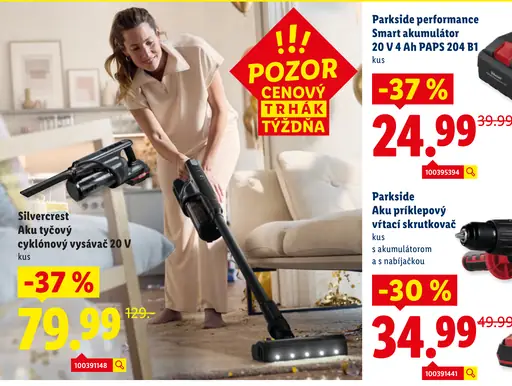Parkside performance Smart akumulátor 20 V 4 Ah PAPS 204 B1