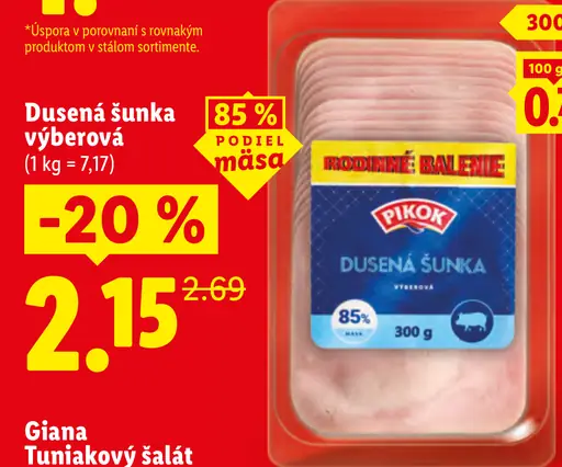 Pikok Dušená šunka