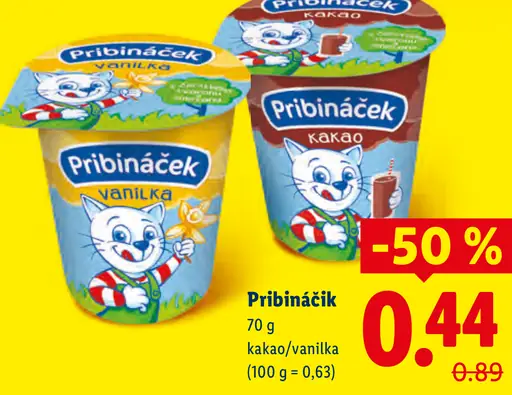 Pribináček Kapsík vanilka