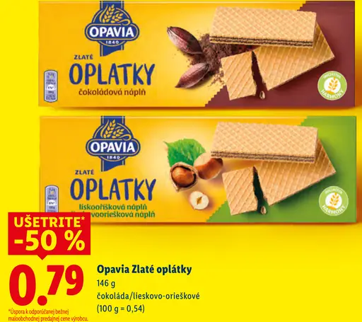 Opavia Zlaté oplátky