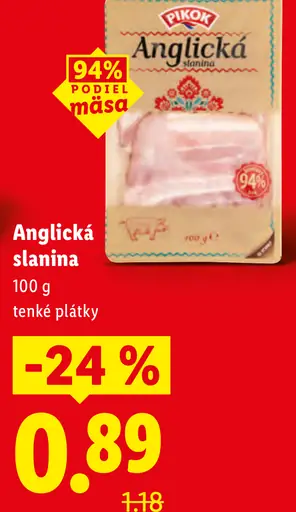 Pikok Anglická slanina