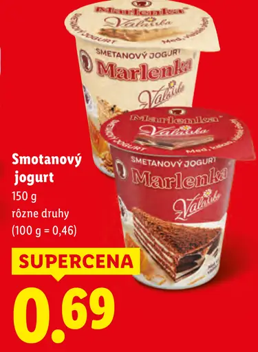 Marlenka Smotanový jogurt