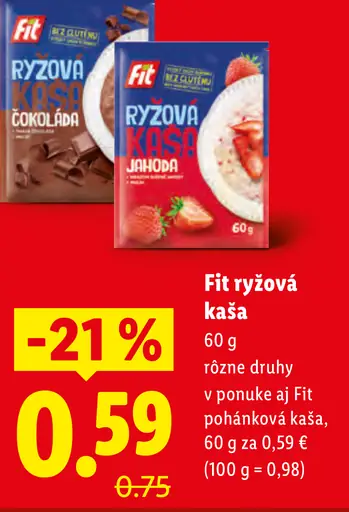 Fit Ryžová kaša