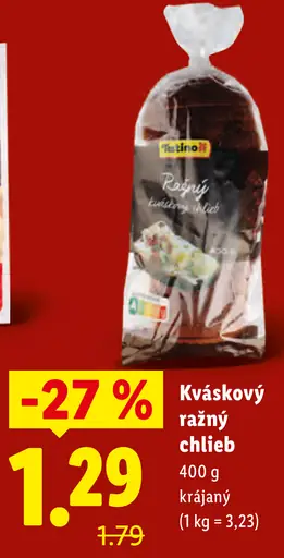 Kváskový ražný chlieb