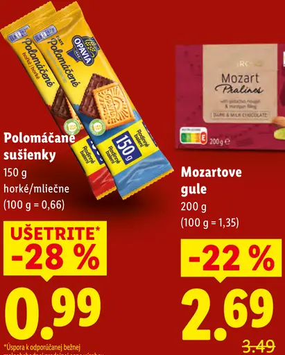 Polomáčané sušienky