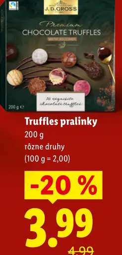Truffles pralinky
