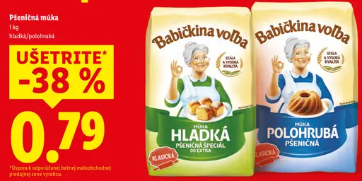 Babičkina voľba hladká múka