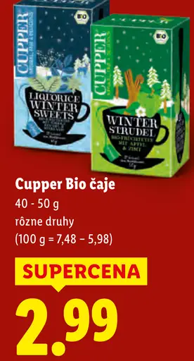 Cupper Bio čaje