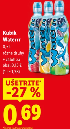 Kubík Waterrr