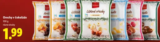 Favorina Orechy v čokoláde