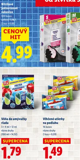 W5 Nitrilové jednorázové rukavice