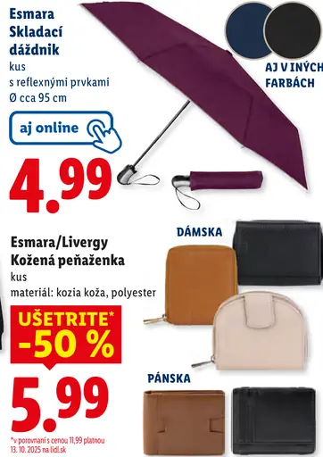 Esmara Skladací dáždnik