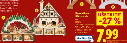 Livarno Home LED svietnik