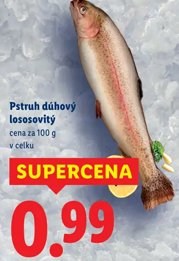 Pstruh dúhový pitvaný